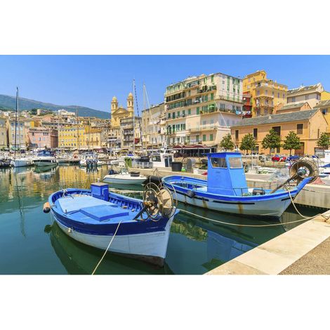 Tableau sur toile Corsica 30x45 cm - Impression sur Toile Murale Décorative - Image imprimée en HD sur Toile - Toile sur Châssis en Bois FSC - Fabriqué en France