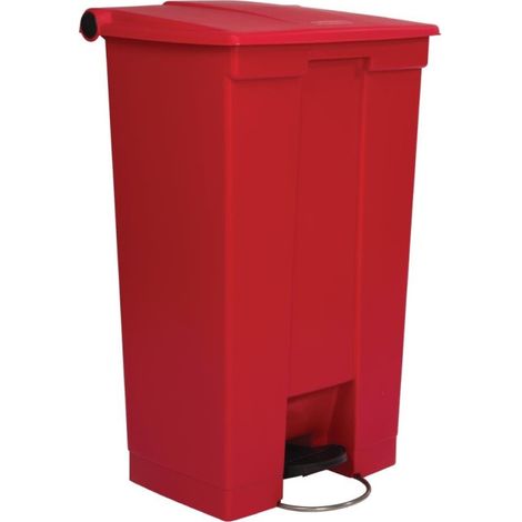 Conteneur à pédale rouge 87L - 500 x 410 x 825 mm - RUBBERMAID (1/5)