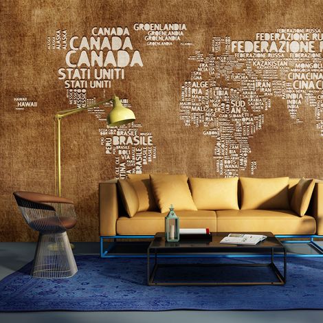 Fotomurale - Antica mappa (in italiano) - 300x231 (1/4)