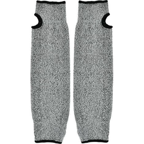 Manchon de Protection pour Bras, Manches Anti-coupures Manchon pour Bras de Sécurité Gants de Ttravail à Manches Lues Résistant aux Coupures pour Jardin Cuisine et Travaux Agricoles (45cm) (1/5)