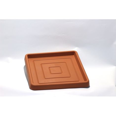 Sottovaso Quadro in Resina 55 cm. Terracotta