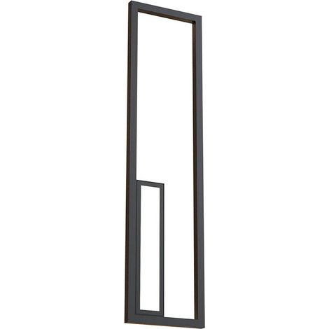 Inspired Mantra Boutique Applique Rectangle, Dimmable, LED 40W, 3000K, 2250lm, Noir, 3 ans de Garantie (1/5)