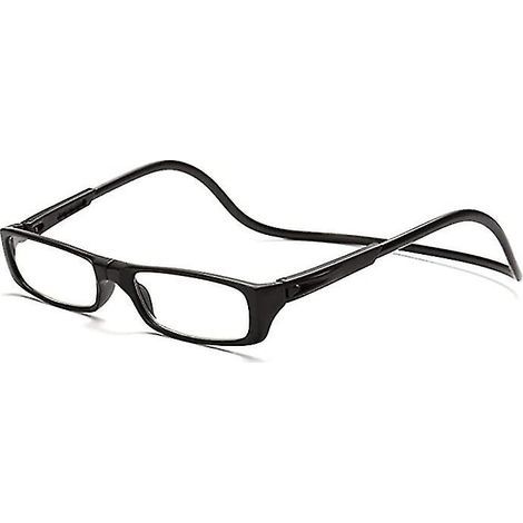 Magnetische Lesebrille für Damen und Herren, schwarz +3,0 (1/5)