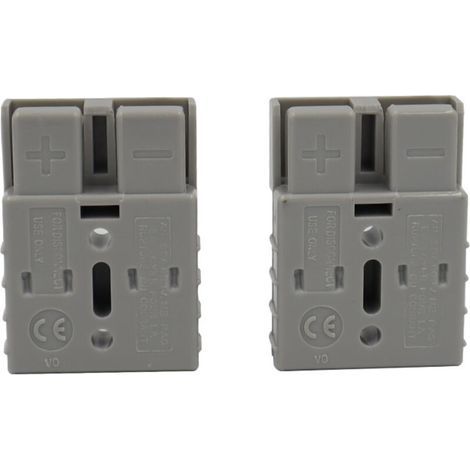 Connecteur Anderson AMH 50A 600V – Paire mâle et femelle – Pour applications RC et industrielles – Connexion sécurisée aux batteries (1/4)