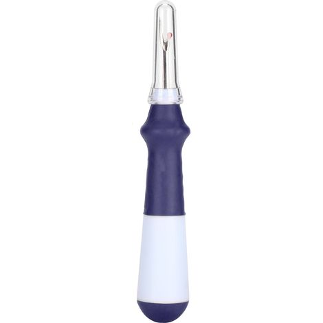 Sewing Seam Ripper Stainless Steel 2‑Colors Handy Stitch Tools for Opening Removing ThreadsDark Blue (1/5)