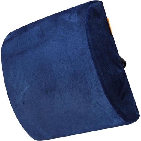 Coussin de Dossier en Mousse à mémoire Bleu pour siège Voiture et (1/5)