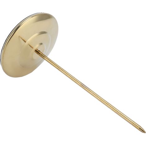 Porte-reçus en acier inoxydable épais, pointe antidérapante à fond rond pour restaurants, bars, cuisines (tige dorée brillante) (1/5)