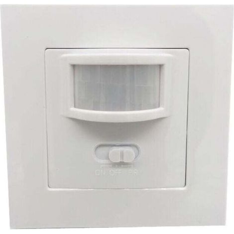 Interrupteur Infrarouge Capteur Corps Humain 2 Fils Type 80 Haute Puissance Remplacement Standard 110V-240V (1/4)