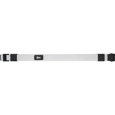 ABUS Türsicherung Panzerriegel Querriegel PR1500 silber mit Zylinder (1/4)