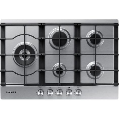 Samsung NA75J3030AS cuisinière gaz intégrée argent acier