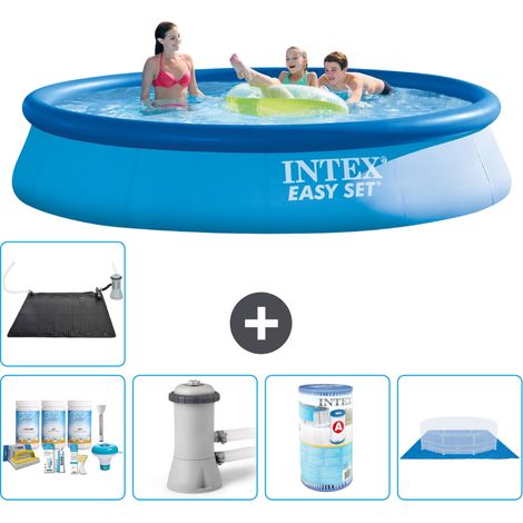 Intex Piscina Easy Set Rotonda - 396x84 cm - 7-pezzi S40722 (1/5)