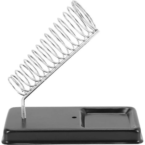 Support métallique pour fer à souder, base stable de protection S, support de sécurité avec repose-outil, accessoire robuste pour station de soudage. (1/5)