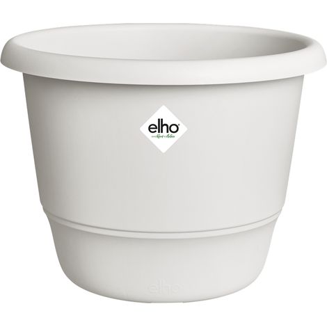 Elho Amiga Rond 35 - Blanc - L 35 x B 34.5 x H 26 cm - extérieur - 100% recyclé (1/2)