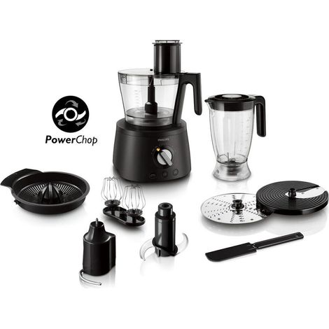 Philips HR7776/91 Avance - Robot de cocina con vaso extragrande (3,4 L, batidora 1,5 L, 1300W)
