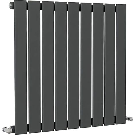 SKY Bathroom Flat Panel Radiator Horizontal 600x612mm Single Anthracite