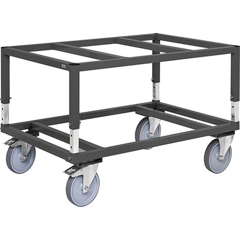 Chariot transport de palette - Hauteur réglable - Charge max 1000kg - KM222-ERGO (1/4)