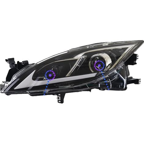 Ensemble de phares, technologie LED, compatibilité avec Mazda 6, Phare LED (1/2)