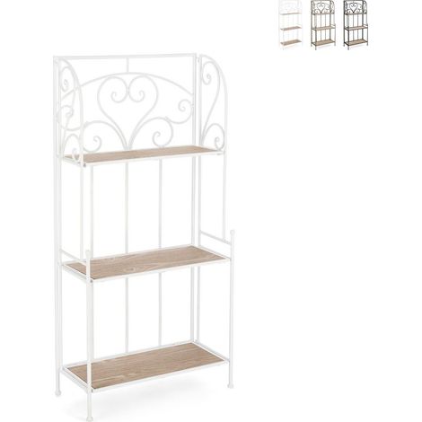 Estantería librería plegable de 3 estantes Guenda YES - Blanco
