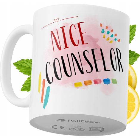 Taza de café/té divertida y humorística para consejeros, con diseño gráfico y texto gracioso. Taza ideal para cumpleaños, santos, días festivos y ocasiones especiales. Perfecta para el hogar, la ofici (1/5)