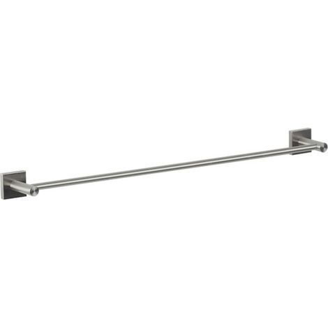 Toallero de pared de acero inoxidable NYOSTEEL 60cm Metalizado Spirella
