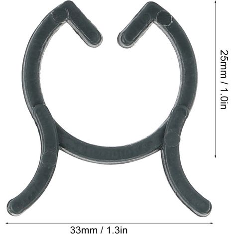 Pflanzenbinder – 200 Stück, Stängelstützclips aus PP, 25 mm