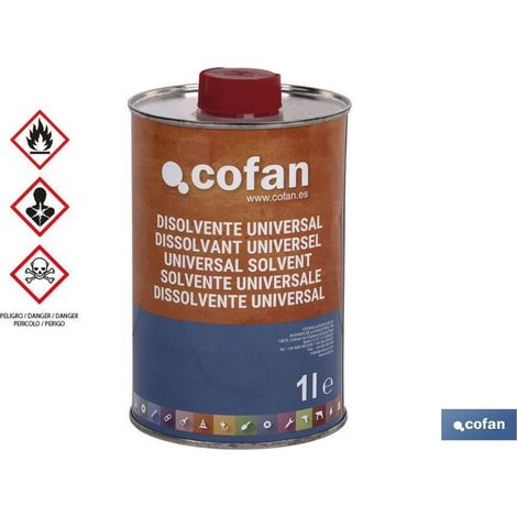 Dissolvant universel Plusieurs tailles Pour synthétiques (1/2)