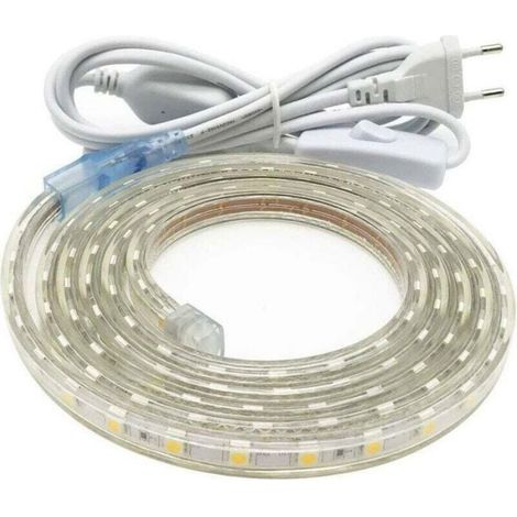 Ruban LED 3M très lumineux 220V – 60 LEDs 20 lumens/m – IP65 étanche – Pour cuisine,bureau,espaces de travail – Femeo (1/4)