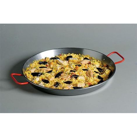 Plat à paëlla Acier Poli 80 cm - LA VALENCIANA