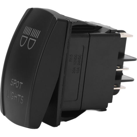 Interrupteur à bascule 5 broches, protection IP66, résistant à la corrosion, barre lumineuse LED pour voitures, camping-cars, yachts et bateaux