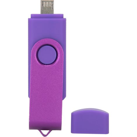 128 GB tragbarer OTG-USB-Stick, Lila – Foto- und Dateispeicherung, Micro-USB, USB 2.0 (1/5)