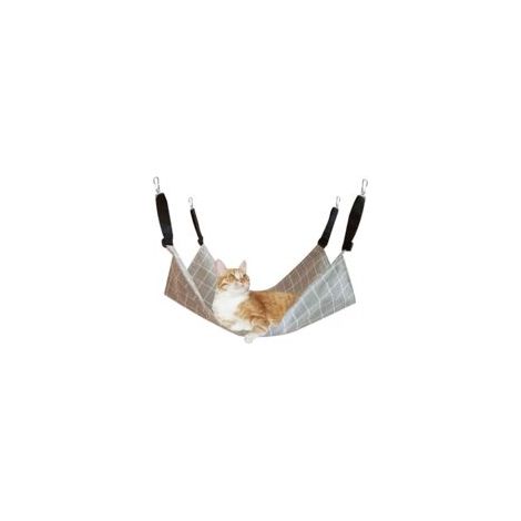 Hamac Chat Cage - 1 pièce, Hamac Chat Cage Bretelle Réglable 57x47cm - Pour Animal ≤9kg (1/5)