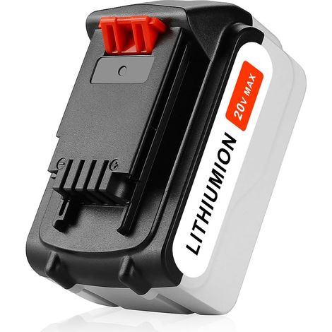 Professioneller Ersatzakku für Black & Decker LBXR20 LBXR20-OPE LB20 LBX20 LBX4020 LB2X4020-0PE (20 V, 4,0 Ah, 80 Wh, 6000 mAh)