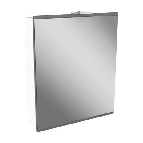 SpSchr LI 60x73x15,5 Weiss/BaGr,1T,LED