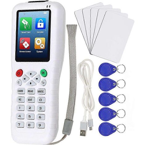 RFID-Duplikator (125 kHz, 13,56 MHz), Smartcard-Lesegerät/Schreibgerät/Decoder, Smartcard-Kloner, NFC-Kopierer (1/5)