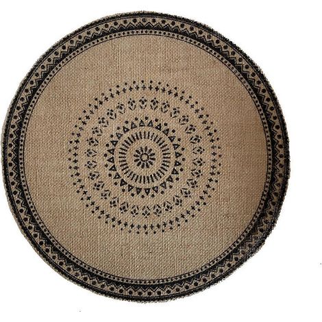 Dessous de plat rustiques en fibres naturelles pour vaisselle et tasses - Décoration de cuisine (1/5)