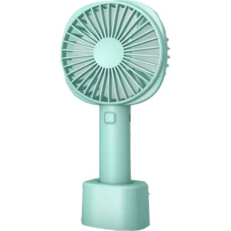 1 Ventilateur de poche, 3 vitesses, ABS, rechargeable USB, silencieux, pour bureau et voyage (1/5)