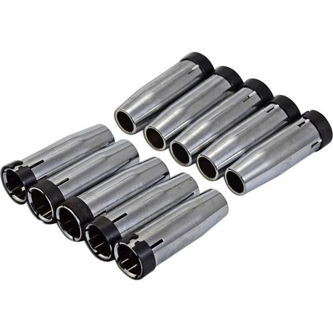 Bouches de protection coniques pour torche de soudure MIG MAG, 145.0080, en Laiton, épaisseur de paroi 1,5 mm, pour torche de soudure 24KD MB24 CO2 10 pièces (1/5)