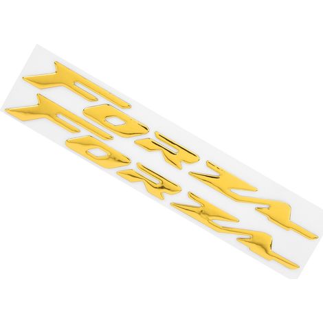 Autocollants de carrosserie tridimensionnels (jaunes) pour une paire de motos Honda FORZA 300 125 250. (1/5)