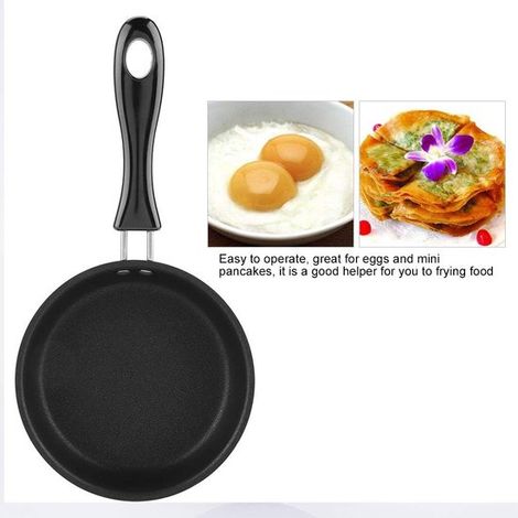Sartén pequeña - mini sartén - ideal para platos pequeños - 1 pieza - hierro puro - 12 cm (1/5)