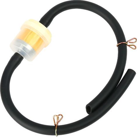 Kraftstofffilter-Set, Kraftstoffleitungen, 6-mm-Kraftstoffhahn für Generatoren, Tanks, Motorräder und Ölschlauchklemmen, Universalschalter für ATV, Dirtbike, Motorrad, Auto, Roller, Fahrrad (1/5)