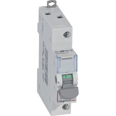 Interrupteur sectionneur Unipolaire 20A - 250V - 406401- Legrand (1/2)