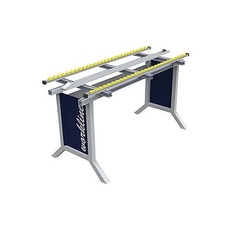 bedrunka hirth  Tavolo da lavoro con rulliera workline  telaio