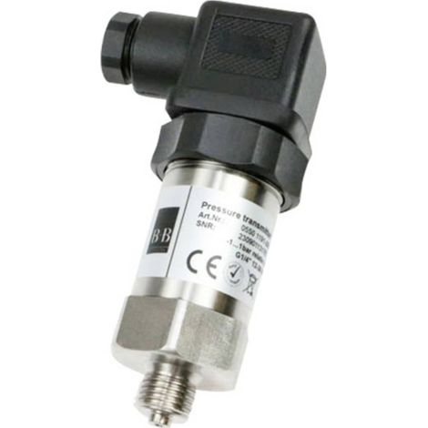 B + B Thermo-Technik Transmetteur de pression 1 pc(s) 0550 1291-003 Connecteur d'électrovanne ISO 4400