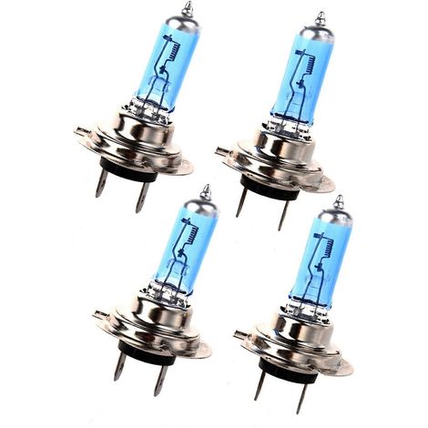 Kit de 4 ampoules LED pour voiture H7 6000K, type halogène xénon, 100 W, 24 V, éclairage blanc ultra-brillant. (1/5)