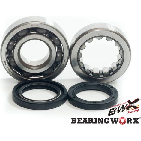 Roulements de vilebrequin BEARING WORX avec joints d'étanchéité pour Honda CRF 450R '06-'16 (NTN) (Fabriqué au Japon)