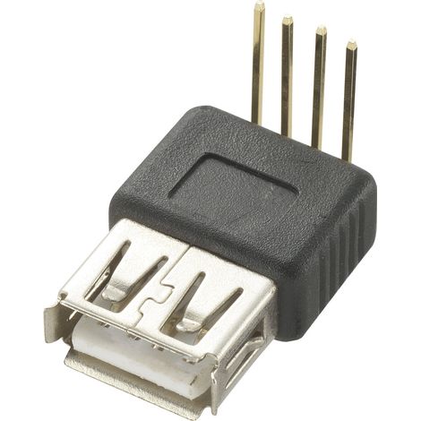 USB-Steckverbinder Printmontage Buchse, gewinkelt Typ A 90° USB-Buchse Typ A, 90° 774932 TRU COMPONE (1/2)