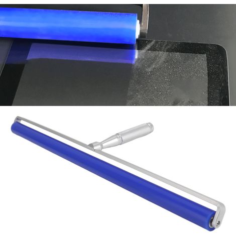 Rouleau en Silicone pour Film Écran, Anti-Static, Hautes Températures, Résistance Abrasion, Silicone Liquide Pro, Manche Aluminium, Rouleur Manuel pour PCB, LCD, SMT 20in, Poids Léger et Flexible (1/5)