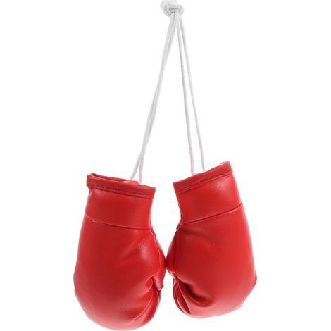 PVC Boxing Glove Keychain Pendant Realistic Design Wear