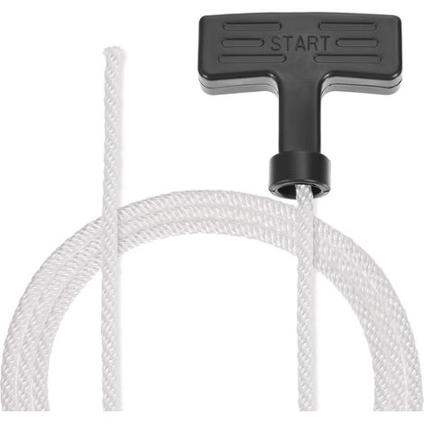 Cordon de lanceur à rappel Sourcing Map avec poignée, diamètre 4 mm, 1,15 m (3,7 pi), en polyester,