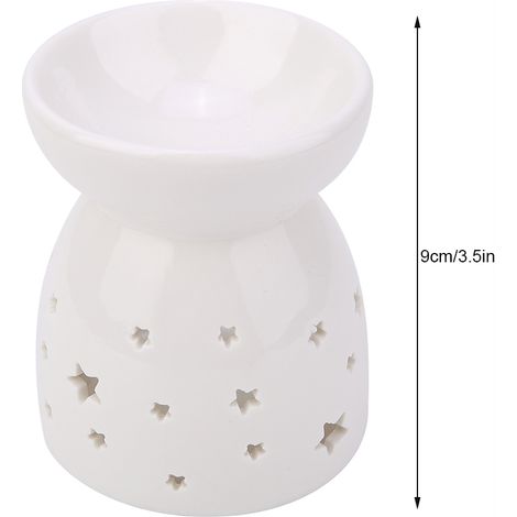 Lampe à parfum de nuit en céramique pour huiles essentielles et aromathérapie (1/5)